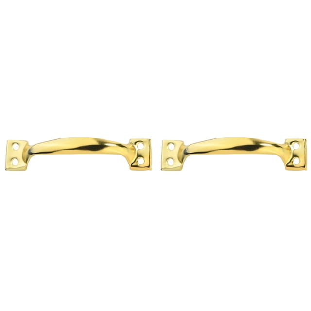 2PCS Antique Bow Style Door Pull Handle Heavy Barn Door Handle 4 In Fence Gate Handle Coating Easy To Install Metal Sliding Door Pulls for Garage Pantry (4 Styles) 9.8X2X2.3cm Home Decor