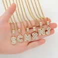 thumbnail image 2 of SEPARQI Initial Letter Pendant Necklaces with Zircon Stones for Women, Fashion Jewelry for Parties & Birthdays with Gift Box，Gifts for Valentine's Day Jewellery Chains, 2 of 7