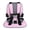 Pink, variant on Urgown Golf Cart Child Positioner, 5-Point Adjustable Safety Harness(Color: Gray)