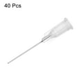 thumbnail image 3 of Uxcell Blunt Tip Dispensing Needle for Liquid Glue Gun, 27G 1", 40 Pcs (Transparent), 3 of 5