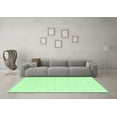 thumbnail image 3 of Ahgly Company Indoor Rectangle Solid Emerald Green Modern Area Rugs, 7' x 9', 3 of 4