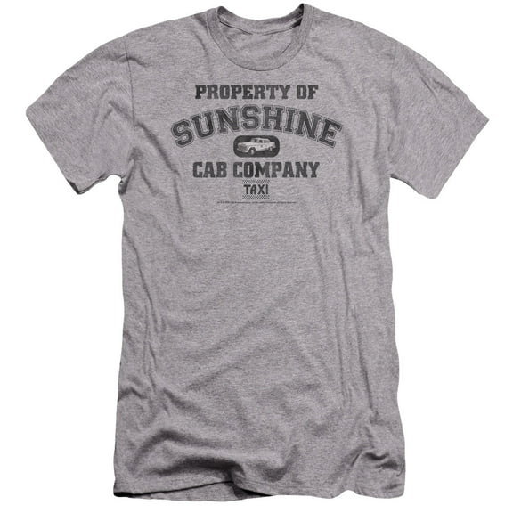 Taxi - Property Of Sunshine Cab - Premium Slim Fit Short Sleeve Shirt - Small