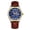 Gold Shell Blue Face Brown Belt, variant on Fashion Men's Steel Band Dual Calendar Diamond-Studded Luminous Waterproof Watch Stainless Steel Strap Butterfly Clasp Business Trend Quartz Watch Men's Watch