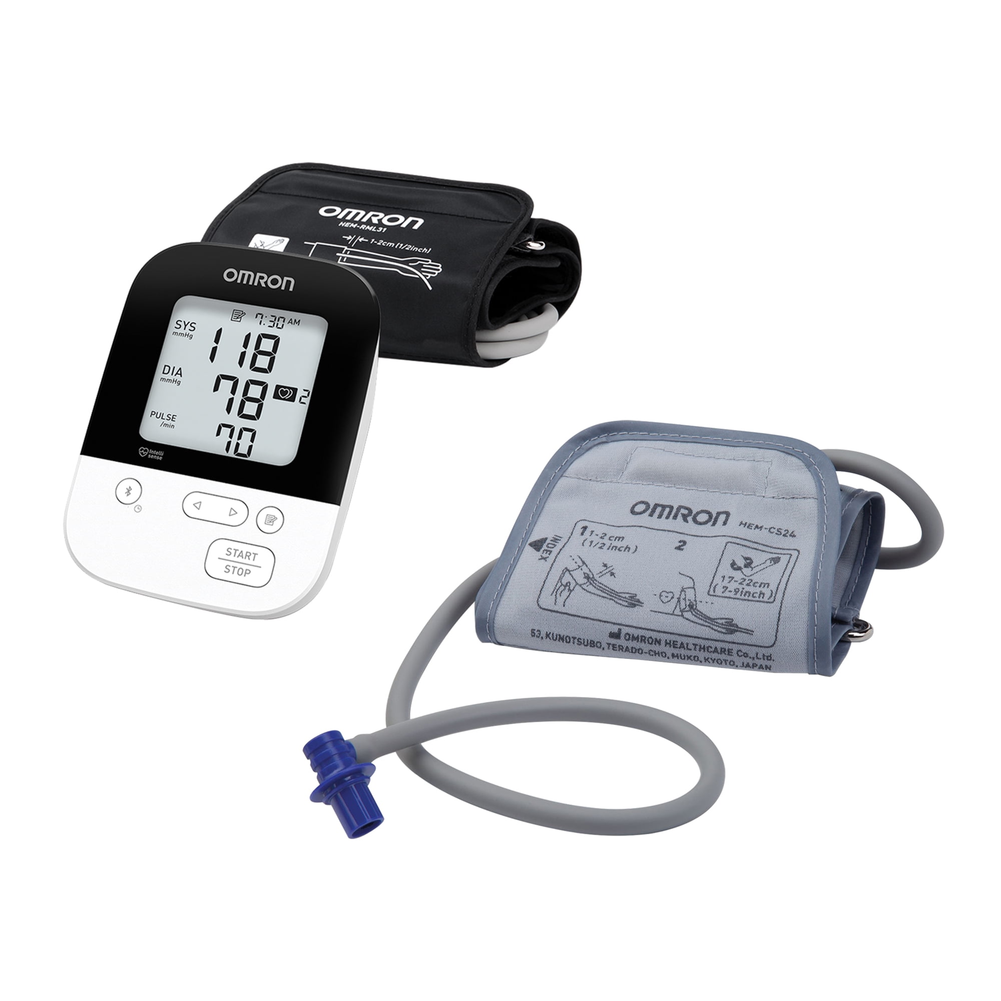 Omron BP7250 5 Series Wireless Upper Arm Blood Pressure Monitor & HEM