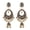 1#, variant on Classic Luxury Wedding Crystal Flower Earrings Pendientes Vintage Retro Earrings-3#