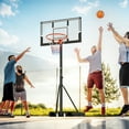 thumbnail image 3 of Topbuy Portable Basketball Hoop 3.3-10 Ft Adjustable Pool Basketball Goal with Shatterproof Backboard, 3 of 10