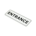 thumbnail image 3 of Unique Bargains 6'x2' ENTRANCE Sign Acrylic Self Adhesive Door Sticker Wall Sign White, 3 of 5