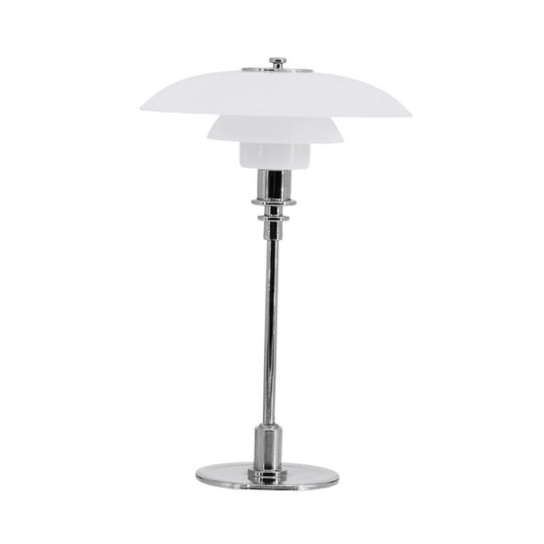 Lámpara en Miniatura para , Decoración para , Luces en Miniatura, Lámpara Moderna para Muñecas 1/6, Decoración de Escena Luz de Mesa Plata CUTICAT Luz de techo en miniatura