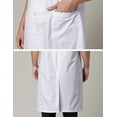 thumbnail image 4 of White Short Sleeve Health Nurse Medical Laboratory Lab Coat Unisex, 4 of 4