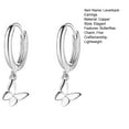 thumbnail image 7 of Yedigre 1 Pair Leverback Earrings Hypoallergenic Nickel-Free Lightweight Butterflies Charm Drop Earrings Women Jewelry Gift, 7 of 7