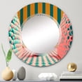 thumbnail image 2 of DESIGN ART Designart 'Marble Woman Surrealistic Universe IV' Printed Modern Woman Wall Mirror 20in.x30in., 2 of 5