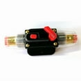 thumbnail image 2 of FLINT- New Car Stereo Audio 12V Circuit Breaker Fuse Inline Fits 4 8 Gauge Wire 150 Amp, 2 of 6