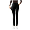 thumbnail image 1 of Leggings Gibobby pero Lifter Pantalones de Lana para Mujeres Frías Negro M, 1 of 5