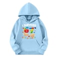 thumbnail image 5 of Kids Hoodies Sweatshirts 6 7 Six Seven Letter Hoodies Sweatshirts Comfortable Girls Long Sleeve Hooded Sweatshirt With Pocket Cute Print Pullover Athletic Hoodie For Kids Dark Purple 130(5-6 Years), 5 of 5