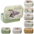 thumbnail image 1 of 8 Cajas latas pequeñas caja de almacenamiento rectangular decoración vintage lata pequeña de metal cajas de baratijas con cubierta Caja de almacenaje cajita de cerillas envase, 1 of 9