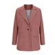 thumbnail image 5 of Blazer para mujer, chaqueta con botones de color liso, doble bolsillo, solapa, blazer de traje de moda, top de poliéster para mujer, 5 of 8