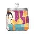 thumbnail image 7 of Snowman Penguins Gifts Ashtray with Lid Cigarette Ashtray Stainless Steel Ash Tray Ash Holder for Home Outdoor, 7 of 7
