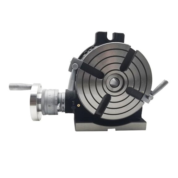 HV6 Diameter 150mm Vertical And Horizontal Dual Purpose Milling Machine Horizontal Vertical Rotary Table High Precision ,Easy to Use