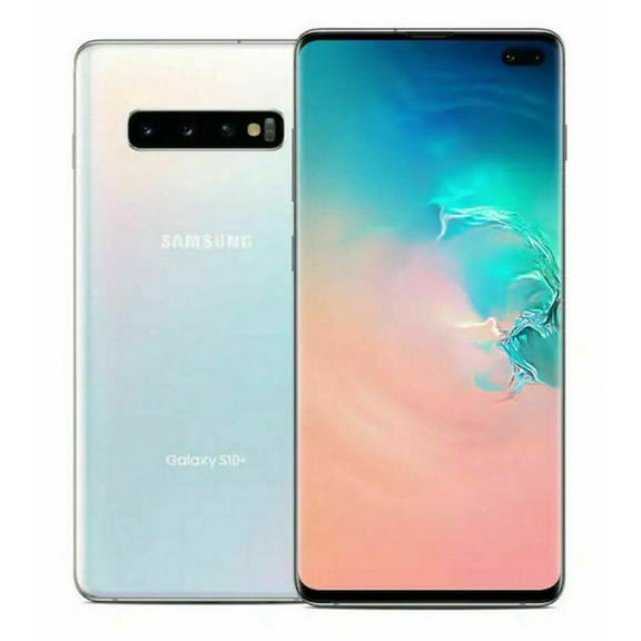 Pre-Owned Used Samsung Galaxy S10 Plus 128GB - Prism White GSM unlocked Grade B 