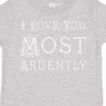 thumbnail image 4 of Inktastic I Love You Most Ardently Austen Girls Toddler T-Shirt, 4 of 5