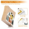 thumbnail image 4 of Cats in Colorful Napkin Holder for Table Clear Napkin Stand Paper Holder Acrylic Organizer Dispenser Napkins for Dinner Kitchen Restaurant Room, 4 of 8