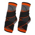 thumbnail image 1 of 2 uds tobilleras, tobillera de compresión transpirable ajustable unisex, para protección deportiva, naranja, talla única, 1 of 7