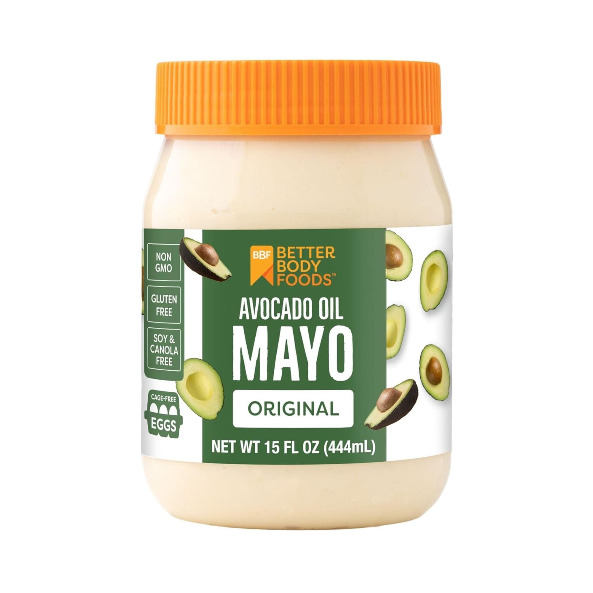 (6 pack) BetterBody Foods Avocado Oil Mayonnaise, 15oz