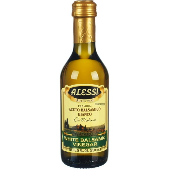 Alessi White Balsamic Vinegar, OKA4 8.5 Ounce (Pack of 3)
