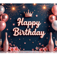 thumbnail image 3 of Festive Design Happy Birthday Banner Elegant Decoration for Birthday Celebration Event Party, 3 of 7