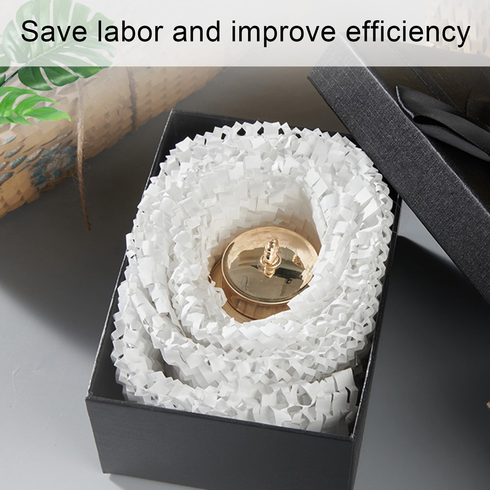 (Kraft color 30*50cm) Kraft paper honeycomb cushioning wrapping paper tear grid moisture-proof shock-absorbing filling paper (30*50cm) material kraft paper
