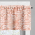 thumbnail image 5 of Ambesonne Camouflage Valance & Curtain, Soft Peach Tones, 55"x45", Salmon Peach, 5 of 6