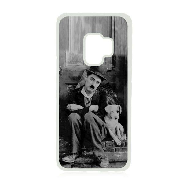 Forældet opretholde løg Charlie Chaplin and Dog Vintage Celebrity Actor White Rubber Case for the  Samsung Galaxy s9 - Samsung Galaxy s9 Accessories - Walmart.com