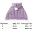 thumbnail image 3 of Dog Winter Cape with Hat, Warm Pet Cloak Blanket, Pets Cold Weather Coat Wraps - Thicken Hooded Coat for Small Medium Large Dogs & Cats in Cold Weather, 3 of 5