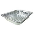thumbnail image 2 of Handi-Foil Large Half 1/2 Size "Deep" Aluminum Foil Steam Table Extra-Heavy Duty Broiler Oven Baking Cooking Pan w/Built-In Absorbent Liner (Pack of 12), 2 of 6