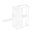 thumbnail image 5 of Uxcell PP Slides Rack Microscope Slides Rack 24 Positions Staining Rack for Research Experiments White, 5 of 5