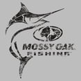 thumbnail image 2 of Men's Mossy Oak Swordfish Black Logo  Graphic Tee Silver X Large, 2 of 4