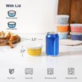 thumbnail image 5 of Selamica Ramekins with Lids 4 oz Oven Safe, Creme Brulee Ramekins Souffle Dishes with Covers, Stackable Ceramic Mini Ramekin Bowls Set for Dipping, Custard, Pudding, Baking, Set of 6, Assorted Colors, 5 of 5