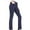 Dark Blue, variant on Frostluinai Flare Leggings for Women Long Straight Suit High Elastic Waisted Business Work Leggings Slim Fit Solid Color Comfy Length Pants with Pockets