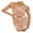 Khaki, variant on ITFABS Women's Long Sleeve Round Neck Abstract Print Knit Bodycon Mini Dress