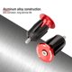 thumbnail image 1 of Tapones para Manubrio de Bicicleta Ecomeon Aleación de Aluminio Rojo, 1 of 5