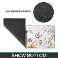 thumbnail image 6 of Pioneer Flower Floral Print Pattern Kitchen Rugs Sets Of 2,Anti Fatigue Kitchen Mat Rugs Non Slip Washable,Decorative Kitchen Floor Mats for Kitchen,Sink,Laundry,17"x30"+17"x47", 6 of 7