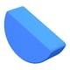 thumbnail image 2 of Bloque de yoga semicircular para ejercicios, accesorio multifuncional antideslizante para gimnasio en casa Azul, 2 of 9