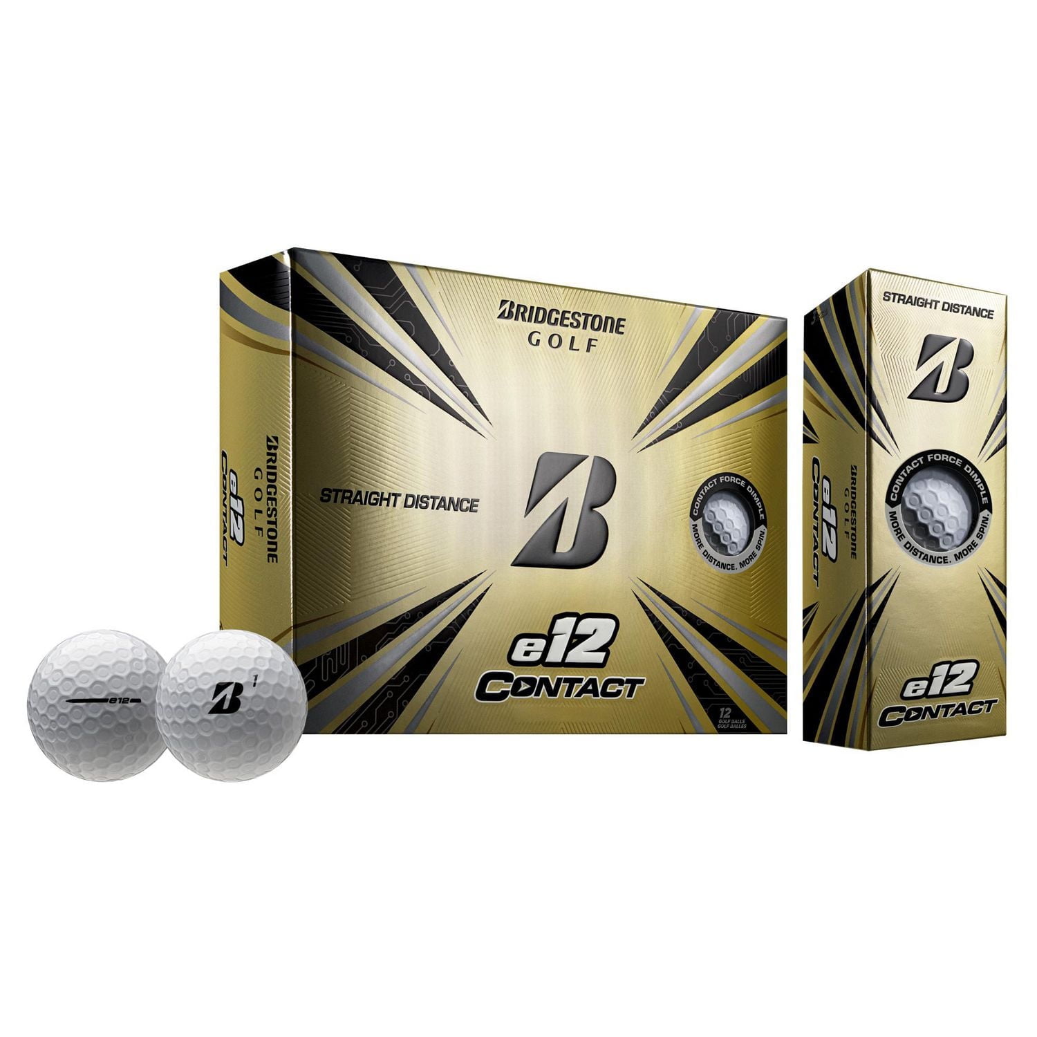 【新品・未使用】Bridgestone Golf ball e12ホワイト Bridgestone Golf E12 Contact White - Walmart.ca