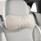 thumbnail image 1 of Uuiauoio Embroidered Leather Car Headrest Cover, Velvet Interior Accessory with Decorative Stitching, Universal Fit for Vehicle Seats, Comfort Support Design, 1 of 6