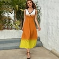 thumbnail image 6 of Candy Corn Ombre Sleeveless Dress sexy dress dress women summer, 6 of 7