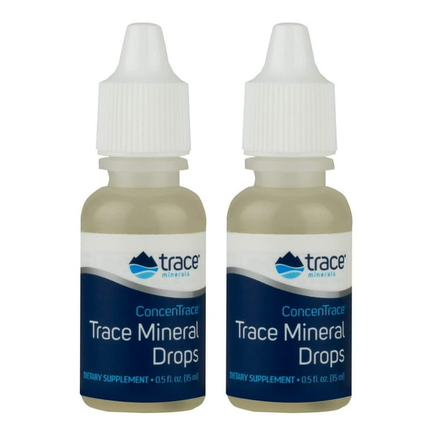 ConcenTrace Trace Mineral Drops Trace Minerals 1/2 oz Liquid (Pack of 2
