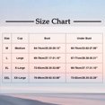thumbnail image 3 of Virmaxy Women's Seamless Daily Bra Colorblocking Sponge Underwear Soft Support Comfortable Breathable Fixed Cup Bra Non Marking Underwear with Smooth Surface Blue-3 L, 3 of 9