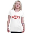 thumbnail image 4 of Arkansas Ozarks Pride AR Shaped Map Womens Fitted Plus Size Graphic Tee Brisco Brands 2X, 4 of 5