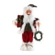 thumbnail image 4 of Figura de Papá Noel de pie, adorno tradicional para mesa, decoración navideña. 50 centímetros, 4 of 9