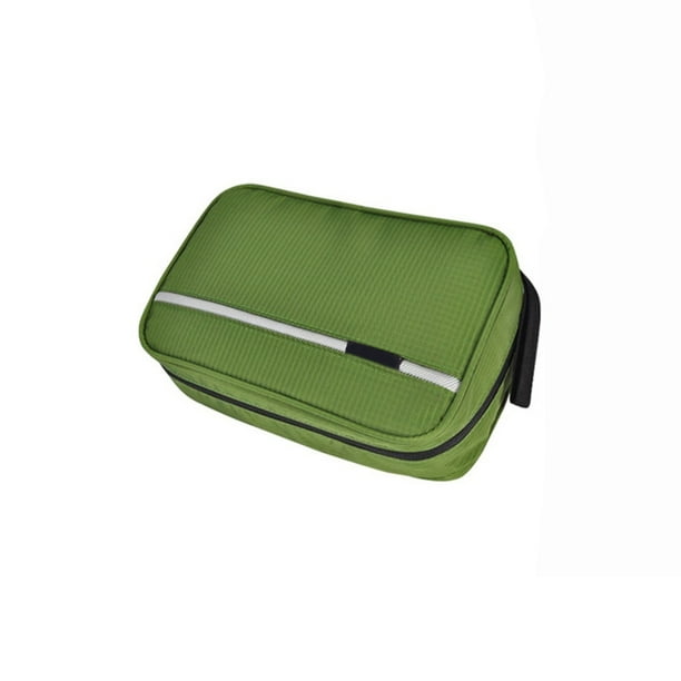 Neceser de viaje para mujer, organizador de cosméticos impermeable para baño, soporte portátil, bolsa de almacenamiento, compartimentos, tela Almacenamiento y organización del hogar Verde Toystoory HA068302-03